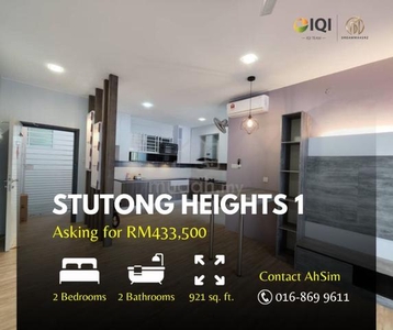 Stutong Baru - Furnished Stutong Heights 1 Apartment