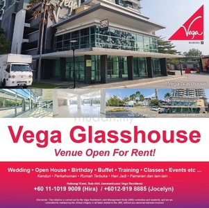 [ Wedding/ Event Space|1890sqft|50-100Pax| Vega Glasshouse, Cyberjaya