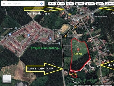 14.57 Acres Freehold International Agricultural Land at Jasin ChinChin