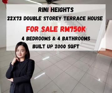 22x73 Double Storey Terrace House @ Taman Mutiara Rini (Rini Heights)