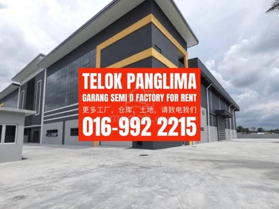 29k sqft Factory Warehouse for Rent Telok Panglima Garang nr SKVE