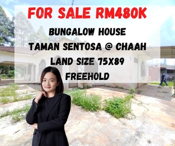 75x89 Corner Lot Single Storey Bungalow House @ Taman Sentosa, Chaah