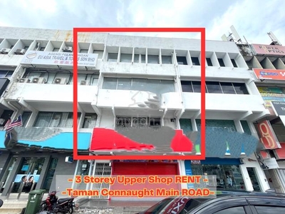 {Facing Main Road}3 Floor Unit Together-Taman Connaught KL-Crown Area