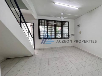 For Rent Johor Jaya Double Storey Terrace House ,1200 Sqft 2 Bedrooms