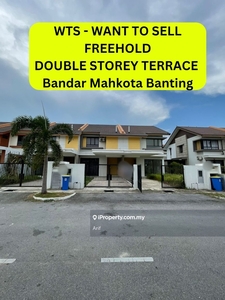 Freehold Double Storey Terrace Bandar Mahkota Banting