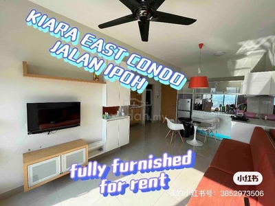 Kiara east condo, kl ,jalan Ipoh, fully furnished, low floor, corner