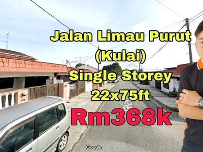 Kulai Near Sri Putri Single Storey Fully Renovated Full loan