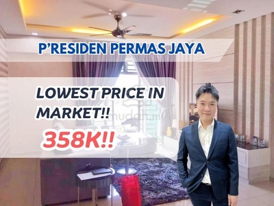P'Residen Permas Jaya For Sale LOWEST PRICE IN MARKET