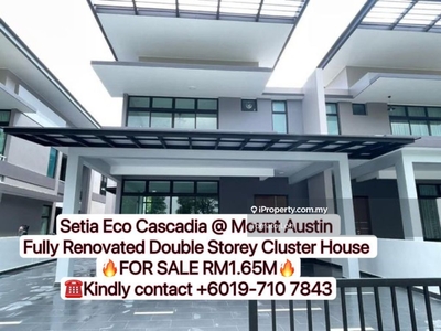 Setia Eco Cascadia Fully Renovated Double Storey Cluster House Sale
