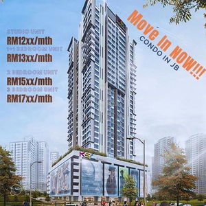Taman Rinting/Penthouse/Studio/Full loan/near CIQ/ Singapore