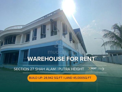 Warehouse For Rent Section 27 Shah Alam, Selangor