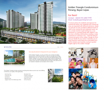 Apartment / Flat Penang Rent Malaysia