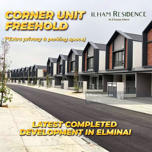 Corner Lot with Extra Privacy @ Elmina Ilham Residence 1!
