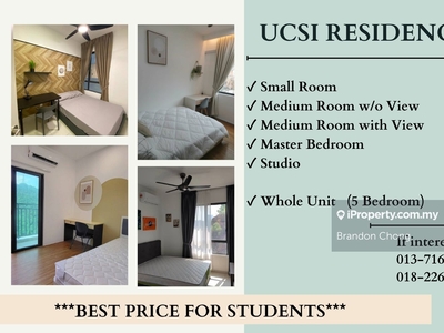 Ucsi Residence 2 Open for Booking