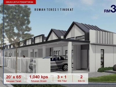 3 bedroom 1-sty Terrace/Link House for sale in Dengkil