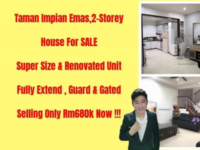 4 bedroom 2-sty Terrace/Link House for sale in Skudai