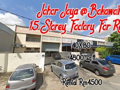 Factory for rent in Johor Bahru