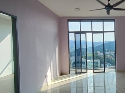 Partially Furnished Apartment 3 Rooms Condo LRT Henna Residence Wangsa Maju Kuala Lumpur For Rent