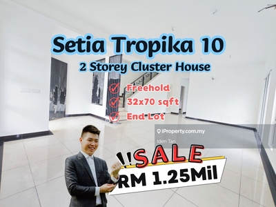 Setia Tropika Double Storey Cluster House End Lot