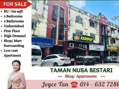 Hanya Rm 1xxk ffor 3 bed apartment at Nusa Bestari, iskandar puteri