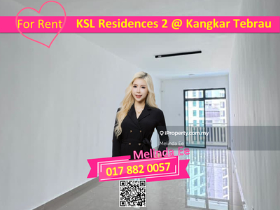 Ksl Residence 2 @ Kangkar Tebrau Partially Furnished 3bed with Carpark