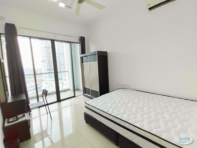 【Medium Balcony Room 】Nearyby KTM Station Fully Furnished✨Old Klang Road