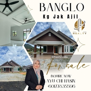 Rumah Banglo Satu Tingkat Di Kg Jak, Hulu Terengganu.