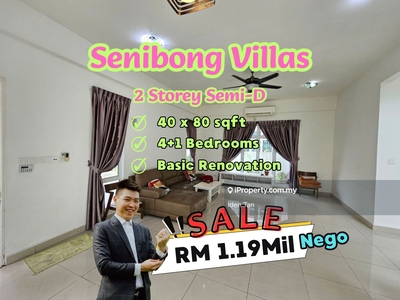 Senibong Villas Permas Jaya Double Storey Semi-D