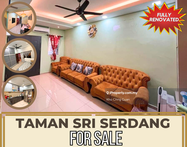 Sri Serdang Fully Renovated & Furnished Beautiful Unit