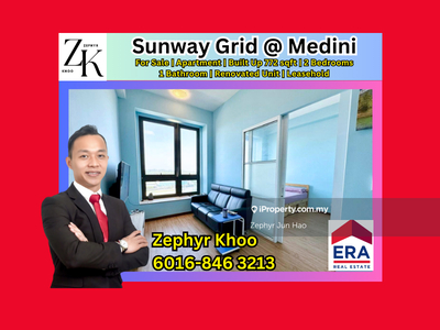 Sunway Grid Residences Medini Apartment Renovated For Sale