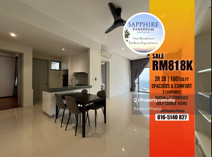2 Carparks Spacious & Comfort Renovated Sapphire Residence For Sale