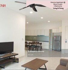 3 rooms fully furnished condo for rent