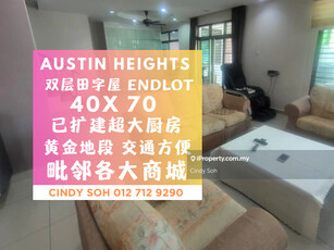 Austin Heights Double Storey Cluster house for Sale