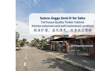 Full house Quality Timber Cabinet Semi-D in Sutera Perling