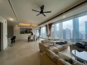 Fully Furnished Penthouse unit in KLCC with City View For Rent