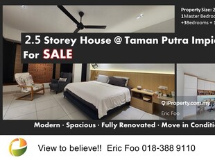 Fully Reno & Furnished 2.5 Sty House Tmn Putra Impiana Puchong Meranti
