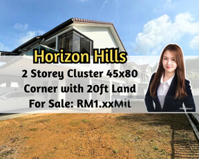 Horizon Hills, 2 Storey Cluster Corner with 20ft Land, 4 plus 1 Bed