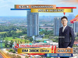 Molek Regency Studio 640 sqft Fully Furnished Unblock View Johor Bahru