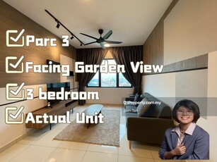 MRT Cheras Maluri Parc 3 Fully Furnished Facing Garden View for Rent