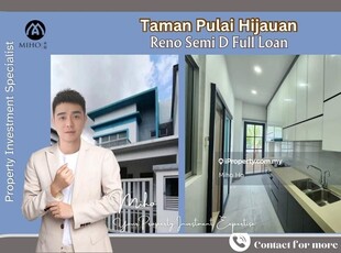 Pulai Hijauan Cluster End Lot Renovated Full Loan Value 820k North