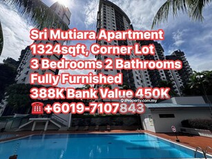 Seri Mutiara Apartment @ Sri Alam @ Masai Corner Lot For Rent