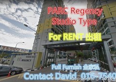 PARC Regency Studio Type Service Apartment Plentong