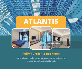 2 Room Swimming Pool Fully Furnish Atlantis Residence Kota Laksamana
