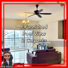 Fully furnished / Pool View / 2 carparks