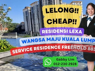 Lelong Super Cheap Service Residence @ Lexa Wangsa Maju Kuala Lumpur