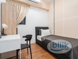 Premium Fully Furnished Private Single Room ,Walking distance LRT MRT, No Mixed Gender