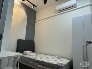 SUBANG BESTARI, NEW CONDO Single Room Fully Furnish NEW 10” Mattress Aircond Wardrobe Table Chair