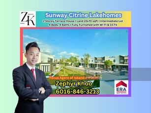 Sunway Citrine Lakehomes @ Sunway Iskandar Double Storey Terrace House