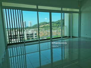 Unfurnished unit - sea view - only Rm 1,800 - with kitchen cabinet