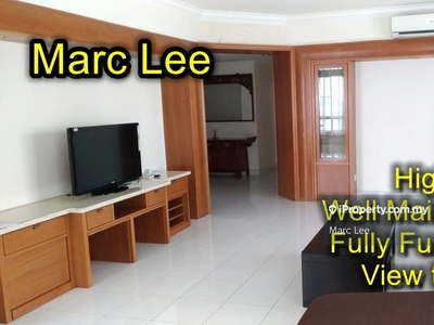 High Floor, Fully Furnished, Spacious Unit,